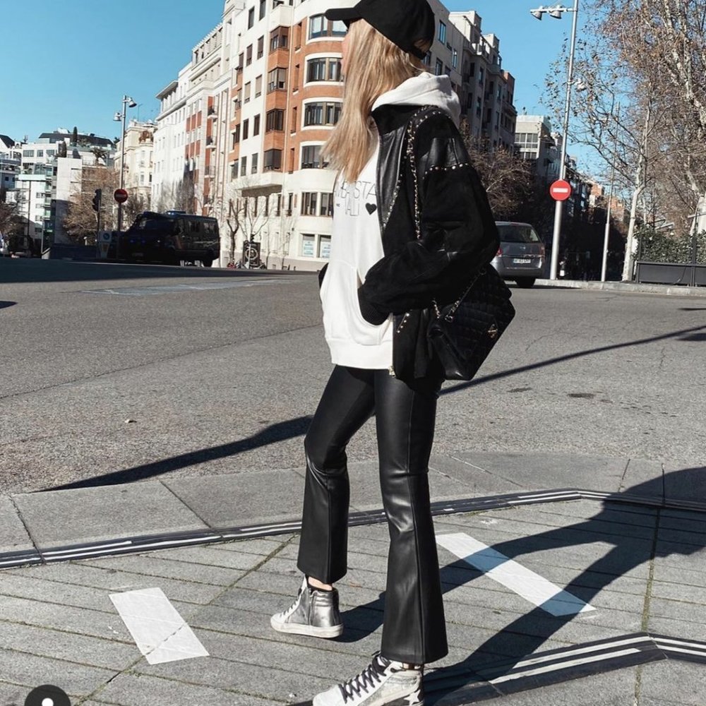 LAST ONE !ZARA Bloggers FAV. Faux Leather Leggings - Picture 2 of 9